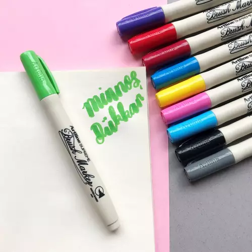 Artline Supreme Brush Marker Y. Green - Açık Yeşil