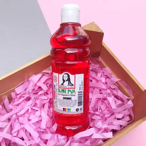 Mona Lisa 500 Ml Slime Yapıştırıcısı - Kırmızı