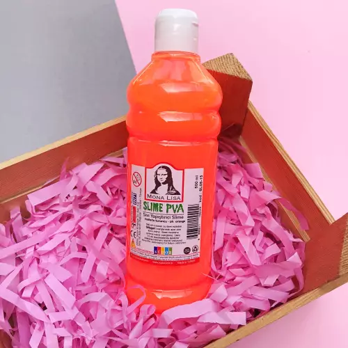 Mona Lisa Fosforlu 500 Ml Slime Yapıştırıcısı - Fosforlu Turuncu