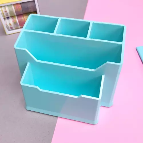 Pastel Renk 5 Gözlü Masaüstü Organizer - Mint