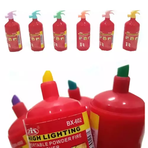 Yangın Tüpü 6 Renk Fosforlu Kalem