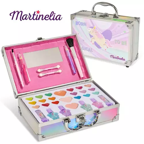 Martinelia Unicorn Perfect Traveler Glitter Case