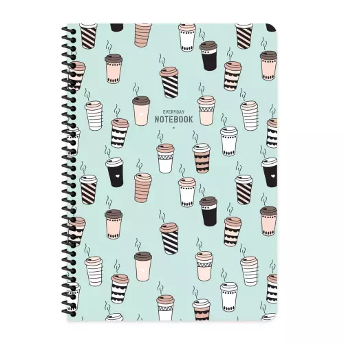 Everyday Notebook Kareli Defter 80 Yaprak A4  - Coffee