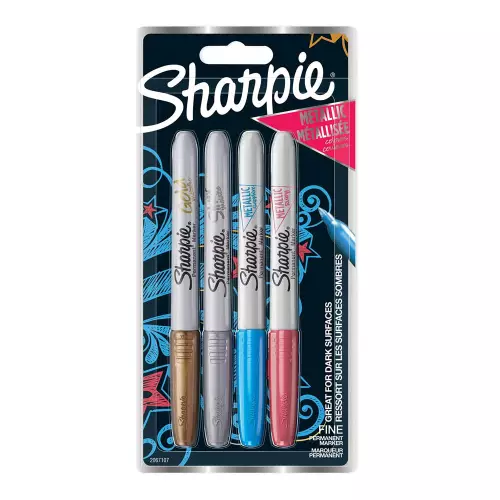 Sharpie Metalik Markör Karışık 4'lü Blister Paket