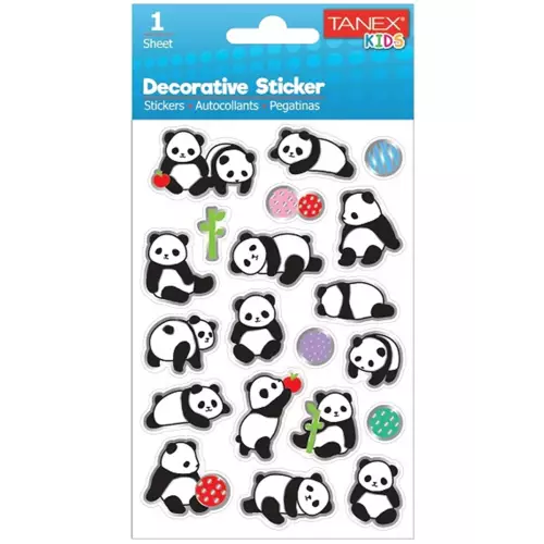 Tanex Decorative Stickers 3 Boyut - Pandacıklar