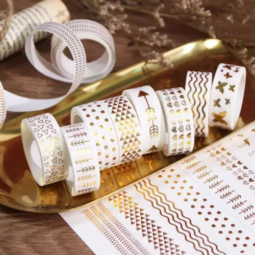 Share Mine Gold Kağıt Washi Tape Bant Kutulu