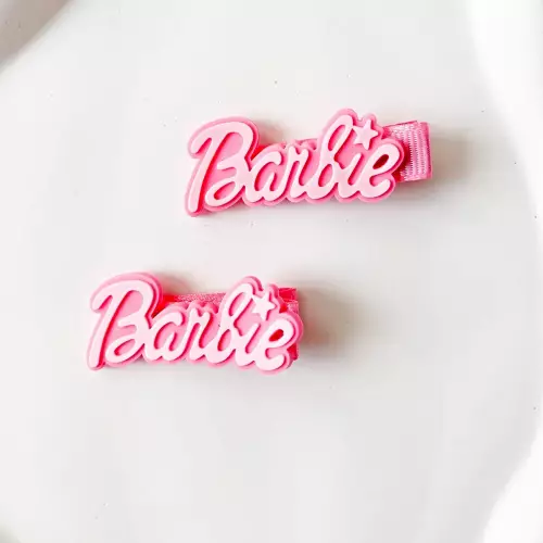 Barbie Yazılı 2li Pens Toka