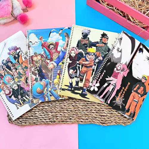 One Piece Kareli Spiralli Defter