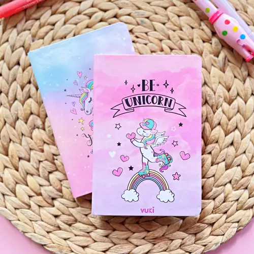 Be Unicorn A6 Kalın Kapaklı Çizgisiz Defter