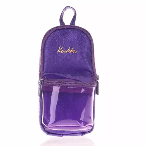 Kaukko Magical Junior Bag Kalem Çantası - Transparan Mor