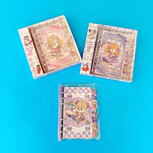 Kawaii Spiralli Kareli Defter Magic Sky