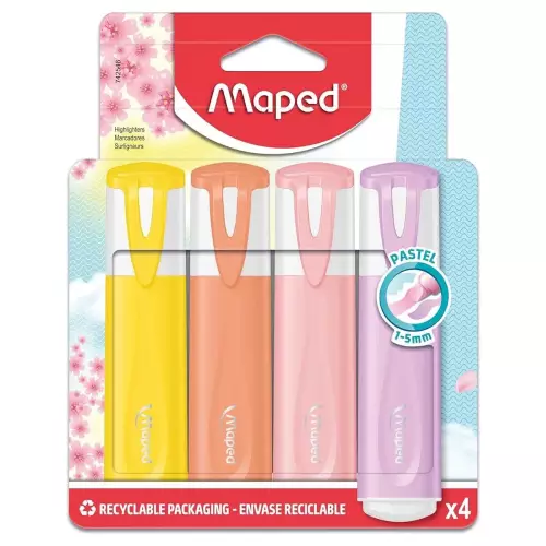 Maped Pastel 4lü Fosforlu Kalem