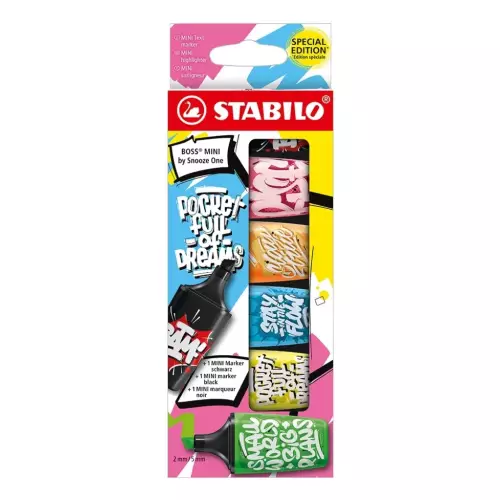 Stabilo Boss Mini by Snooze 6 Renk Set