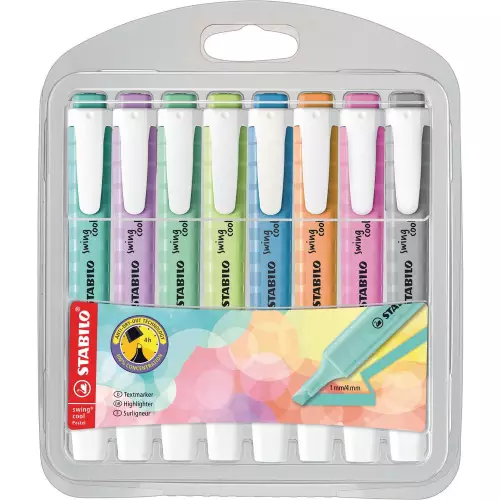 Stabilo Swing Cool Pastel 8li Set