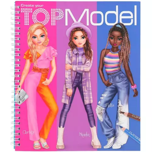 Top Model Create Your Top Model Boyama Kitabı