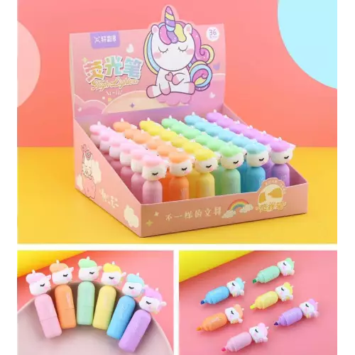 Unicorn Soft Tekli Fosforlu Kalem