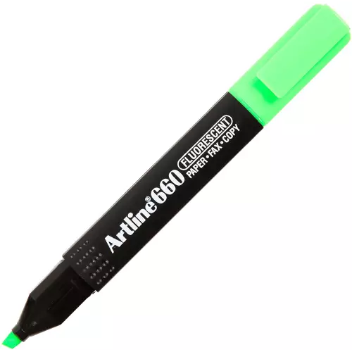 Artline 660 Neon Fosforlu İşaretleme Kalemi - Yeşil