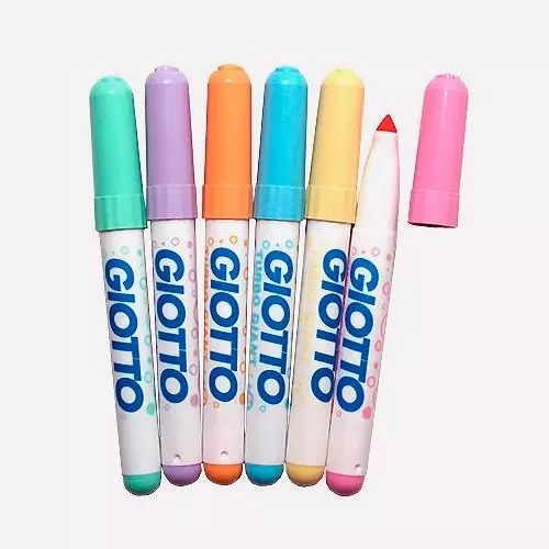 Giotto Turbo Giant Pastel Yıkanabilir İşaretleme - Boya Kalemi