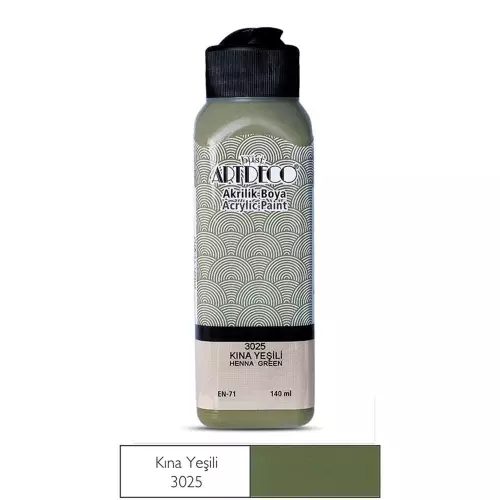 Artdeco Akrilik Boya 140 ML Kına Yeşili - 3025