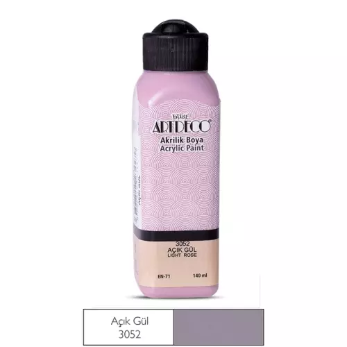 Artdeco Akrilik Boya 140 ML Açık Gül - 3052