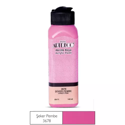 Artdeco Akrilik Boya 140 ML Şeker Pembe - 3678