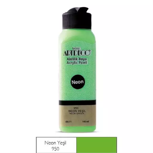 Artdeco Akrilik Boya 140 ML Neon Yeşil - 950