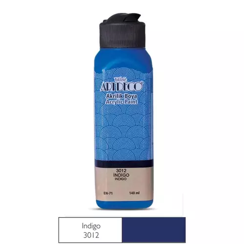 Artdeco Akrilik Boya 140 ML İndigo - 3012