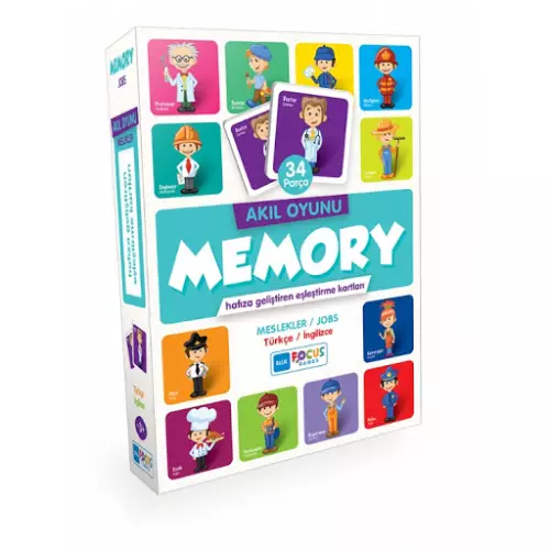 Memory Eşleştirme Kartları - Meslekler