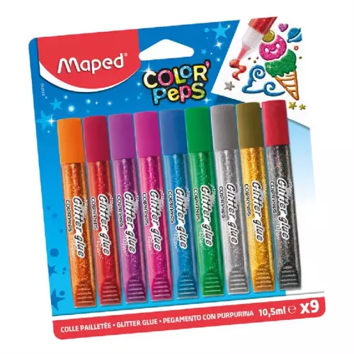 Maped 8 Renk Simli Yapıştırıcı