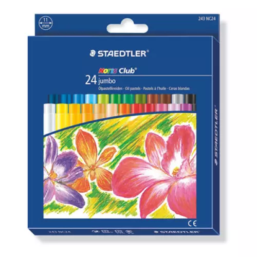 Staedtler Noris 24 Renk Jumbo Pastel Boya