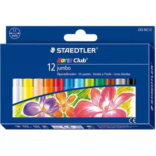 Staedtler Noris 12 Renk Jumbo Pastel Boya