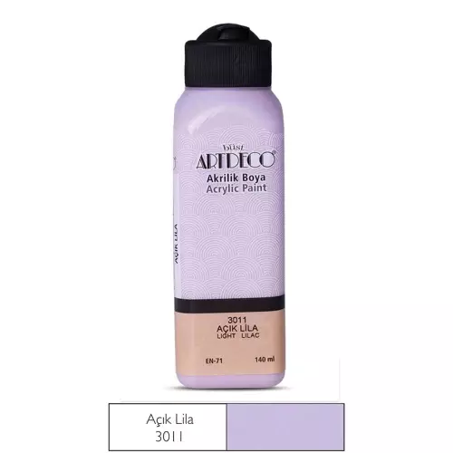 Artdeco Akrilik Boya 140 ML Açık Lila - 3011