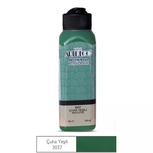 Artdeco Akrilik Boya 140 ML Çuha Yeşili - 3037