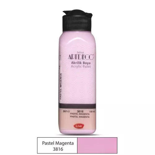 Artdeco Akrilik Boya 140 ML Pastel Magenta - 3816