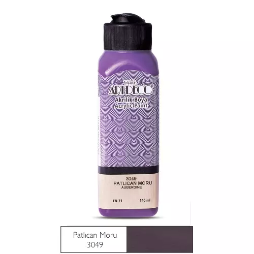 Artdeco Akrilik Boya 140 ML Patlıcan Moru - 3049