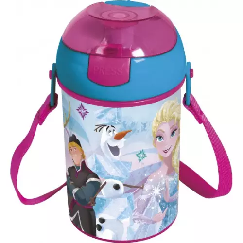 Frozen Elsa İpli Matara Suluk 450 ML