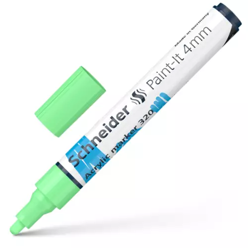 Schneider Paint-İt Akrilik Markör 4 mm - Pastel Yeşil