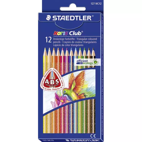 Staedtler Noris 12 Renk Desenli Kuru Boya