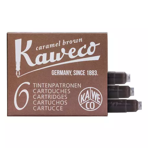 Kaweco Dolma Kalem Kartuşu 6lı - Kahverengi