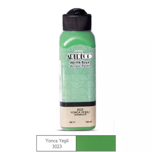 Artdeco Akrilik Boya 140 ML Yonca Yeşili - 3023