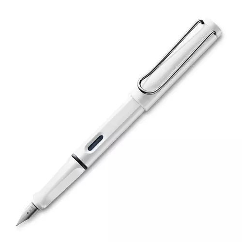 Lamy Safari Dolma Kalem Metal Klips F Uç Beyaz