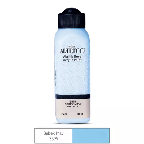 Artdeco Akrilik Boya 140 ML Bebek Mavi - 3679