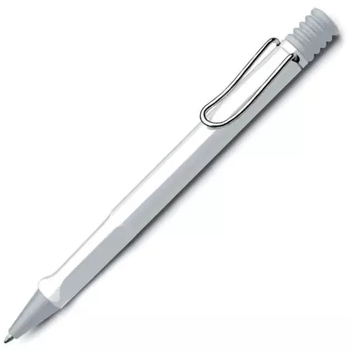 Lamy Safari Tükenmez Kalem Metal Klips Beyaz