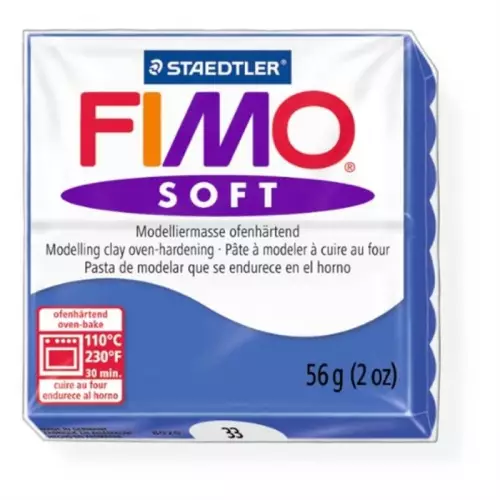 Fimo Soft 57 gr Modelleme Kili - 33 Brilliant Blue