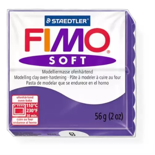 Fimo Soft 57 gr Modelleme Kili - 63 Plum