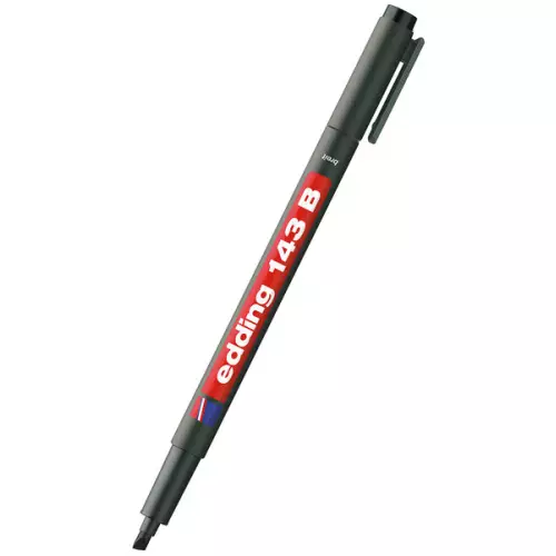 Edding 143B Asetatlı Kalem - Siyah
