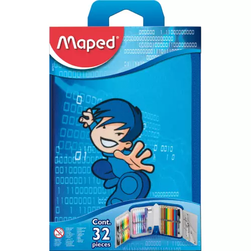 Maped Blue Boys İçi Dolu Kalem Kutu