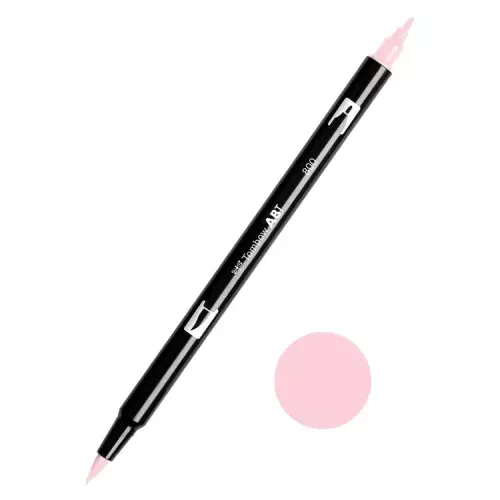 Tombow ABT Dual Brush Çift Uçlu Keçeli Kalem Baby Pink - 800