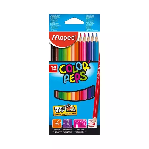 Color Peps 12'li Kuru Boya - Maped 