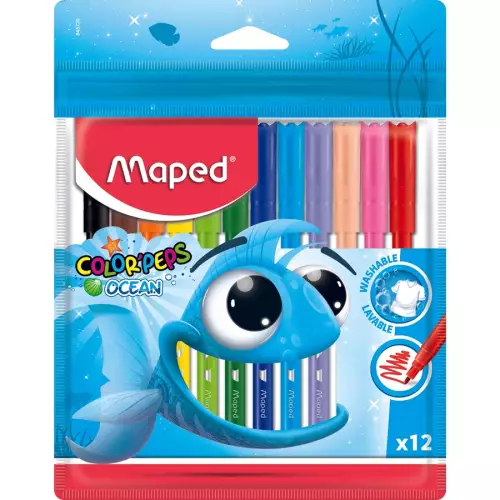 Color Peps Ocean 12'li Keçeli Kalem - Maped 